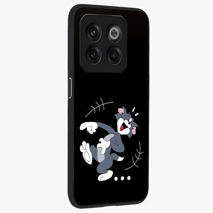 Tom in Trouble Glass Case for 1+10T side perspective highlighting expressive illustration textures and smooth build