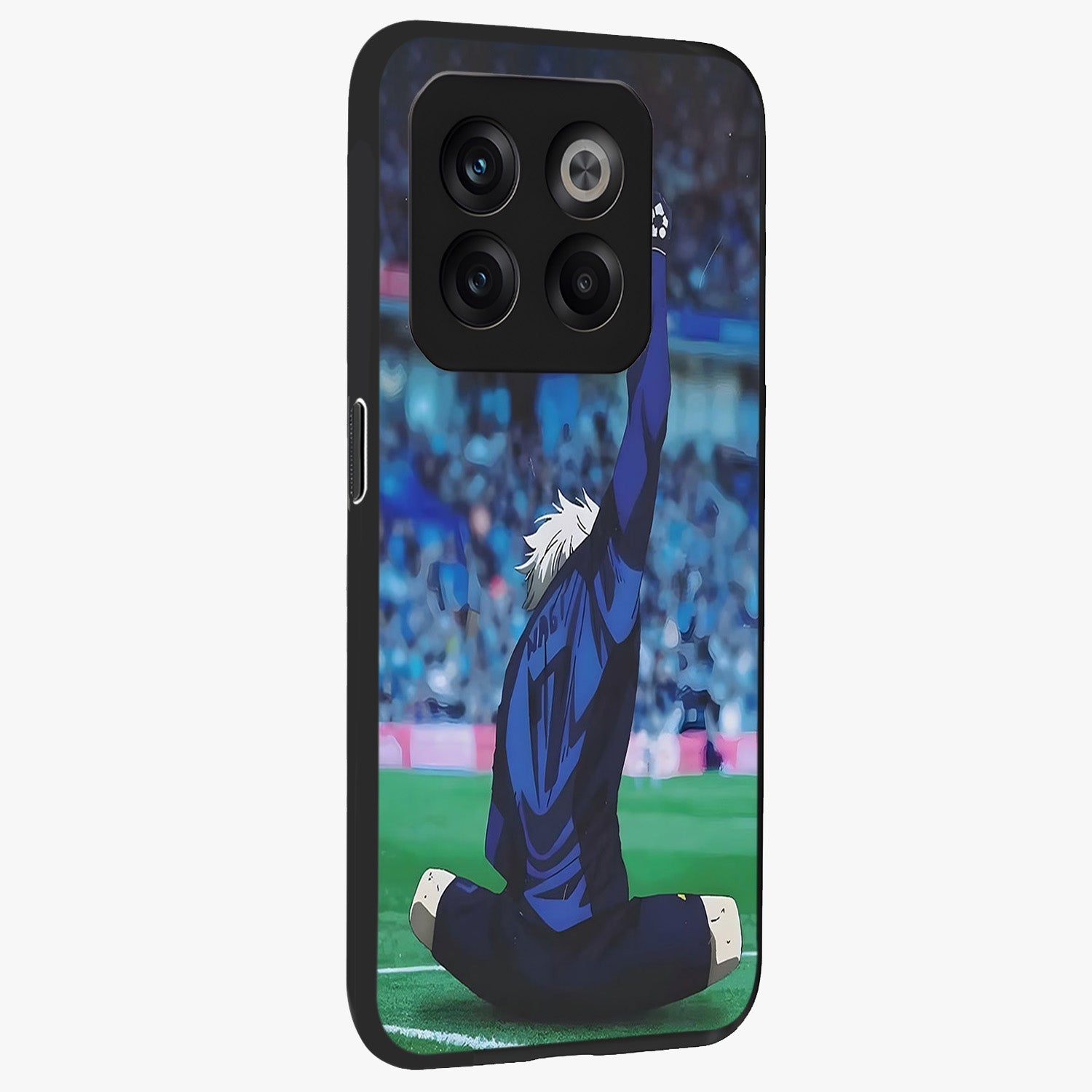 Victory Silence Anthem Glass Case for 1+10T side perspective highlighting clean textures and sleek premium build