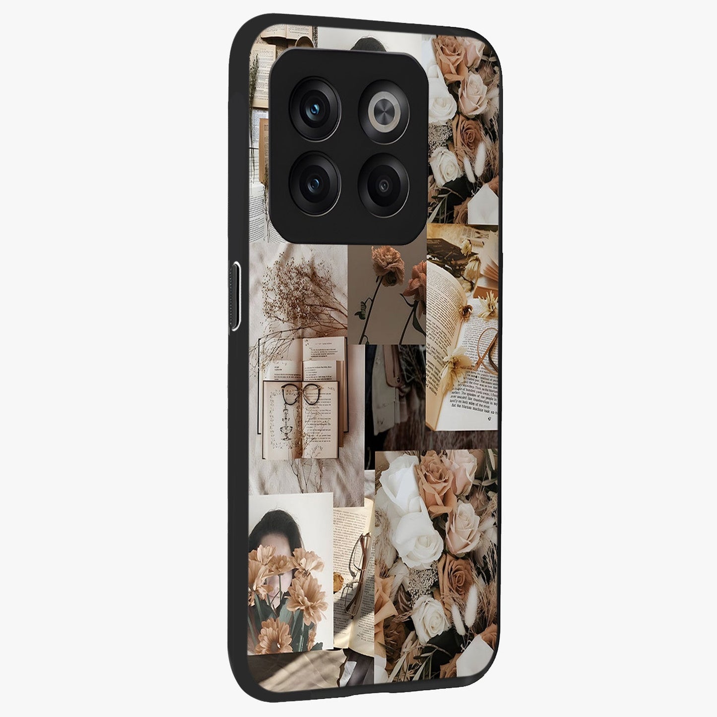 Vintage Bloom Story Glass Case for 1+10T side perspective highlighting delicate bloom textures and smooth build