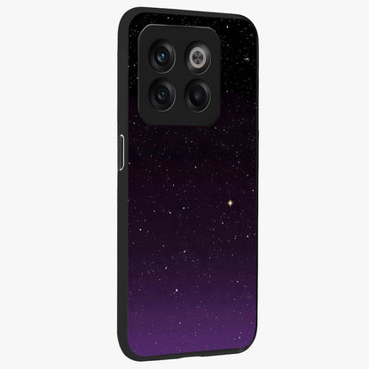 Violet and Black Shade Glass Case for 1+10T side perspective highlighting smooth gradient textures and sleek build