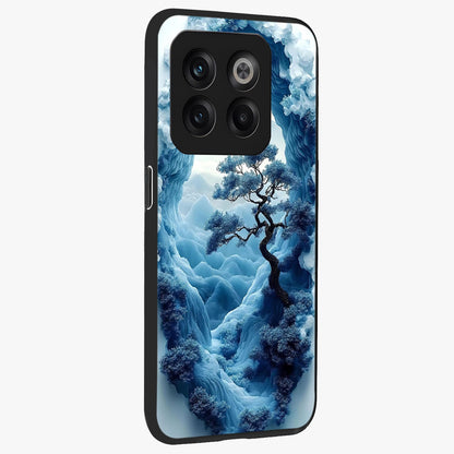 Winter Gate View Glass Case for 1+10T side perspective highlighting calm scenic textures and premium edges