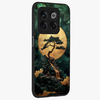 Zen Moon Rise Glass Case for 1+10T side perspective highlighting subtle lunar textures and premium edges