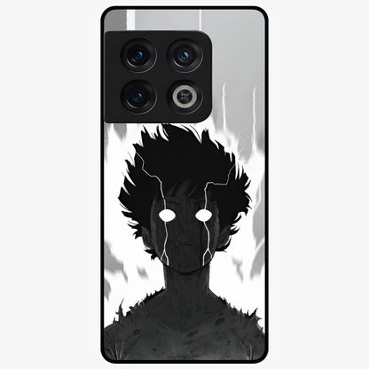 Awakened Inner Rage Glass Case showing flat back view with intense artistic artwork and glossy glass finish.