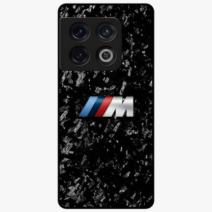 Carbon Speed Mark Glass Case showing flat back view with sporty carbon pattern artwork and glossy glass finish.