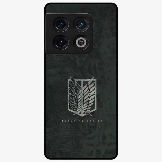 Wings Of Freedom Glass Case showing flat back view with symbolic wings artwork and glossy glass finish.