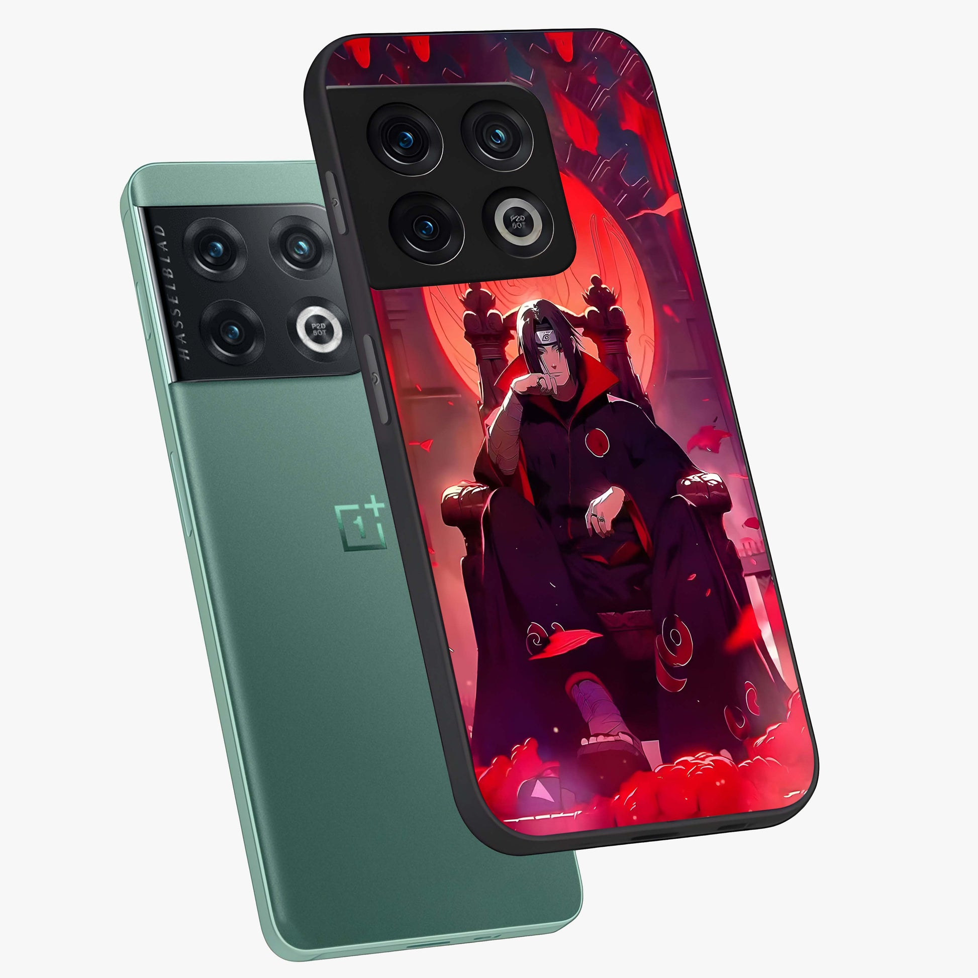 Blood Moon Sovereign Glass Case displayed in angled mockup highlighting dark celestial moon design and dramatic theme.