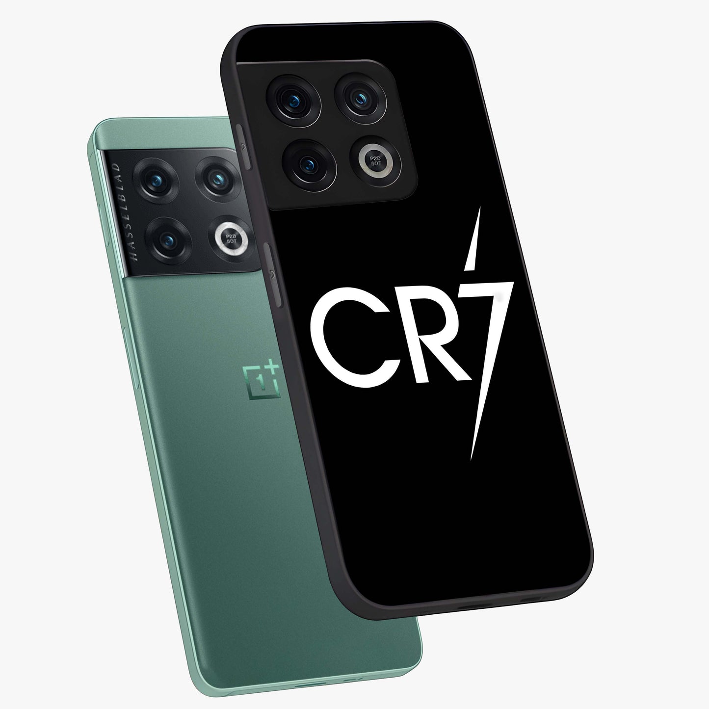 Cr7 Elite Strike Glass Case displayed in angled mockup highlighting powerful sports graphic with bold athletic theme.