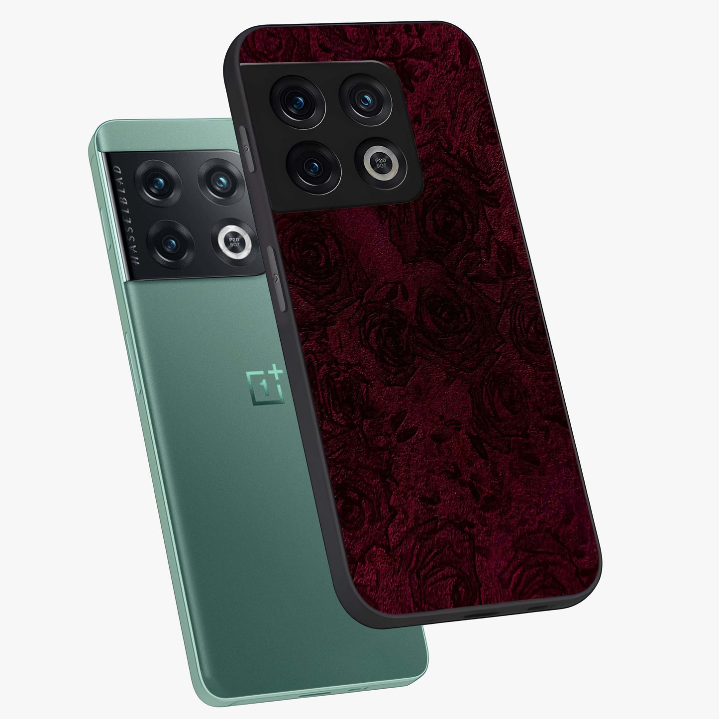 Crimson Fade Flow Glass Case displayed in angled mockup highlighting smooth gradient design with modern aesthetic style.