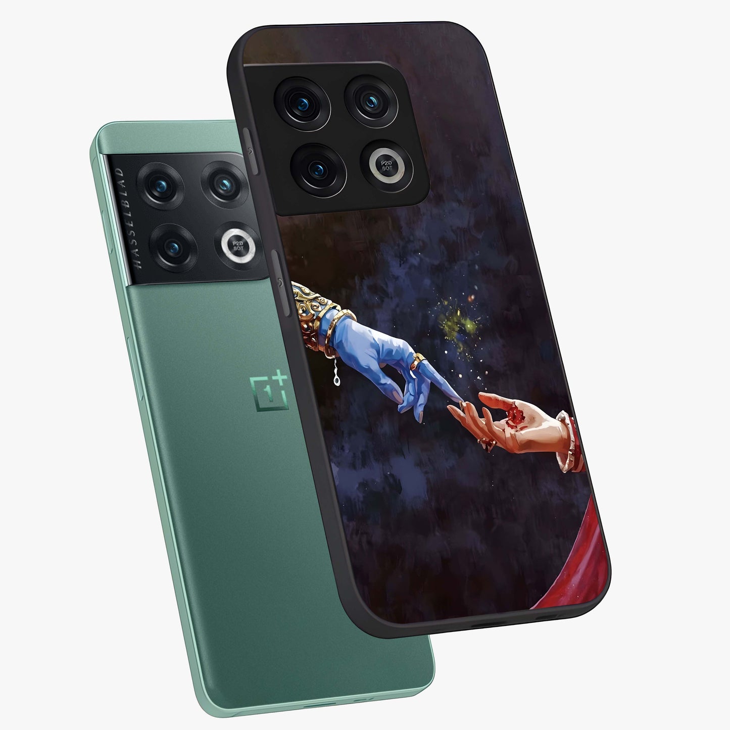 Divine Touch Eternal Glass Case displayed in angled mockup highlighting elegant divine inspired design with calm aesthetic style.