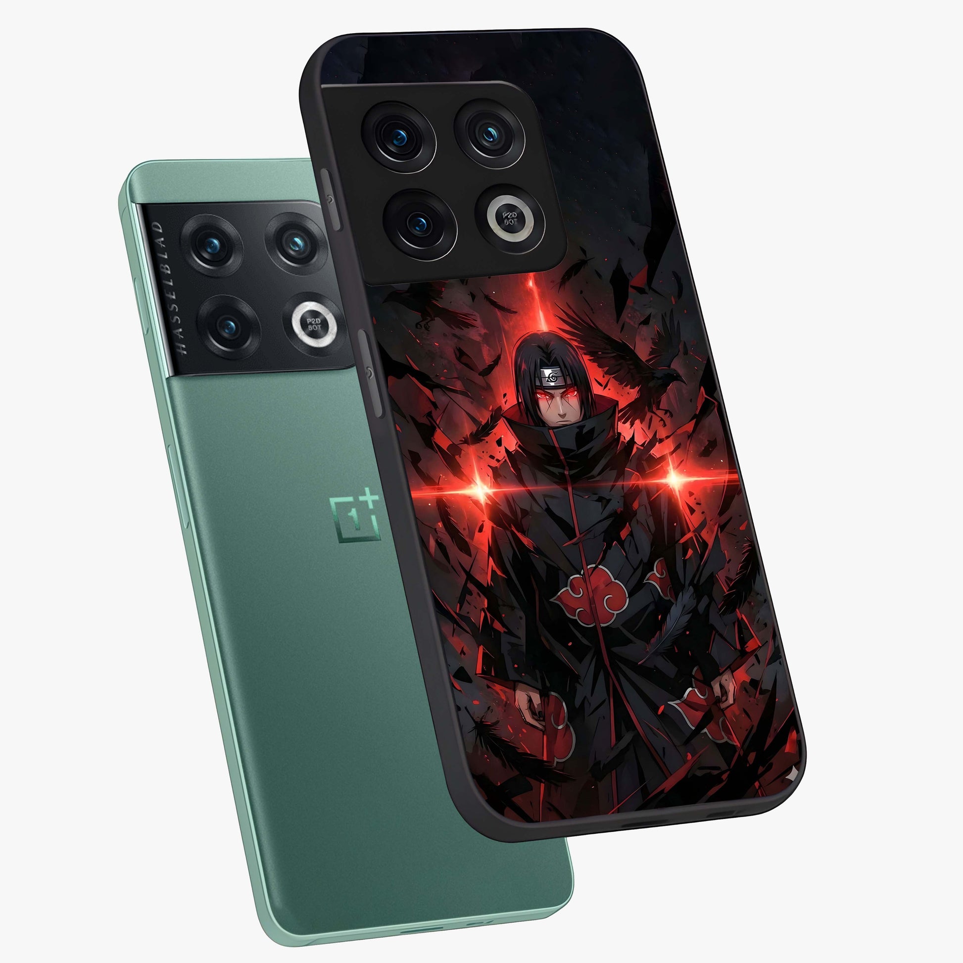 Focus Mode On Glass Case displayed in angled mockup highlighting clean minimal text artwork with modern aesthetic style.