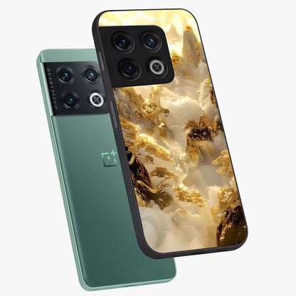 Gates Of Illumination Glass Case displayed in angled mockup highlighting radiant portal inspired design with fantasy aesthetic.