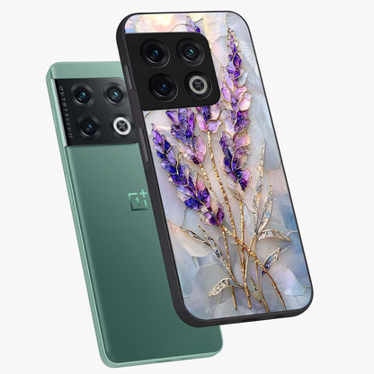Lavender Dream Glow Glass Case displayed in angled mockup highlighting dreamy purple glow design with soft artistic style.