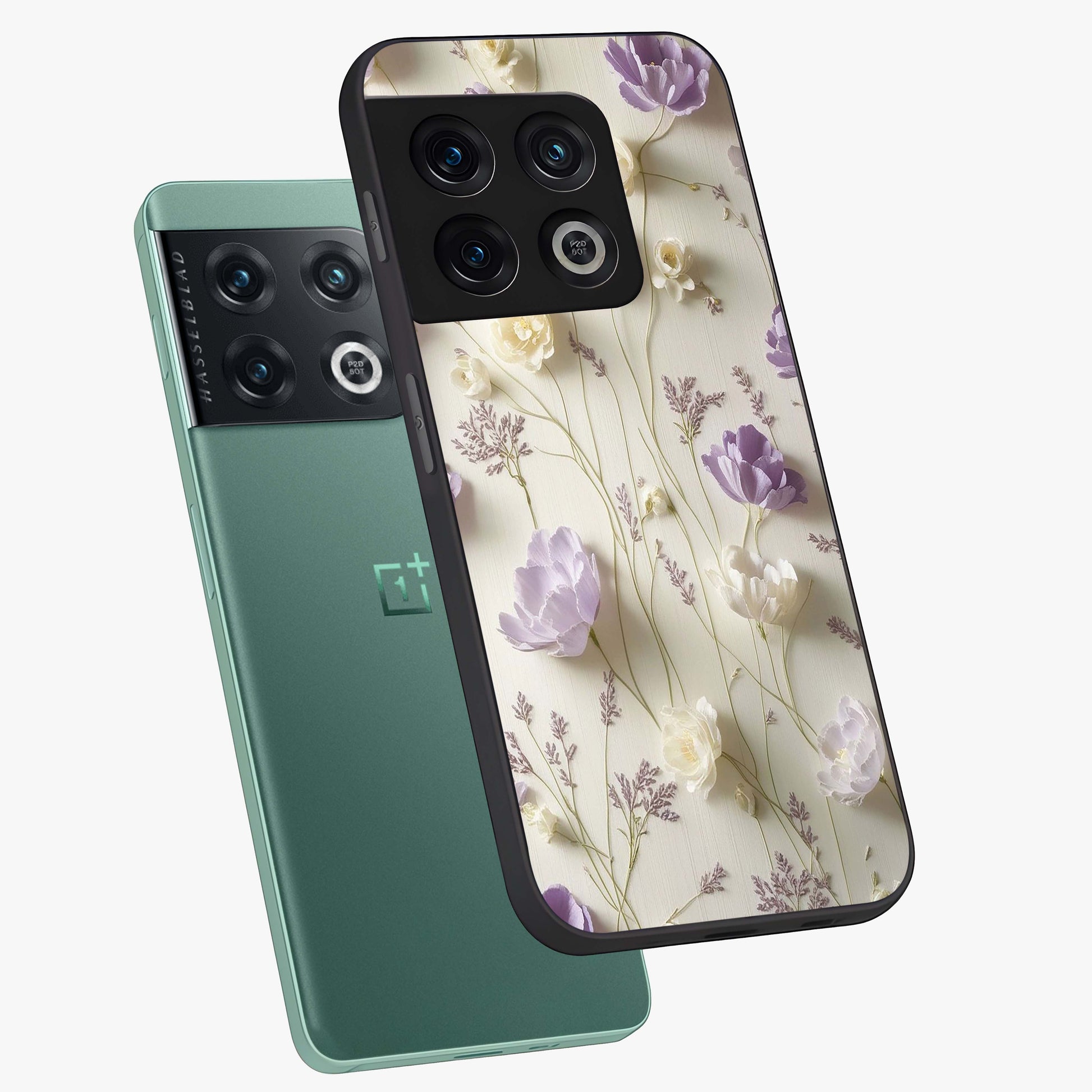 Lilac Breeze Harmony Glass Case displayed in angled mockup highlighting calm lilac breeze design with soothing aesthetic style.