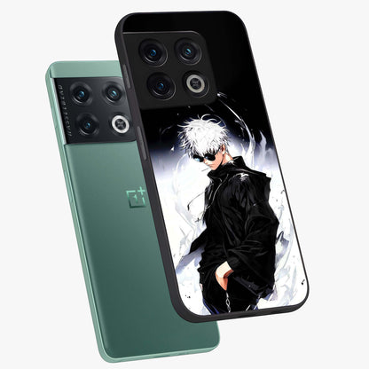 Limitless Shadow King Glass Case displayed in angled mockup highlighting dramatic dark hero design with intense aesthetic.