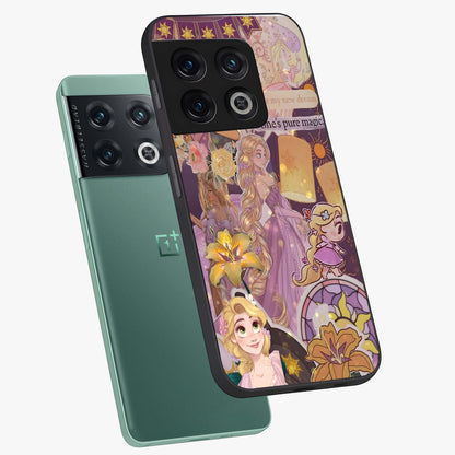 Magical Tangled Dream Glass Case displayed in angled mockup highlighting whimsical fantasy design with magical aesthetic.