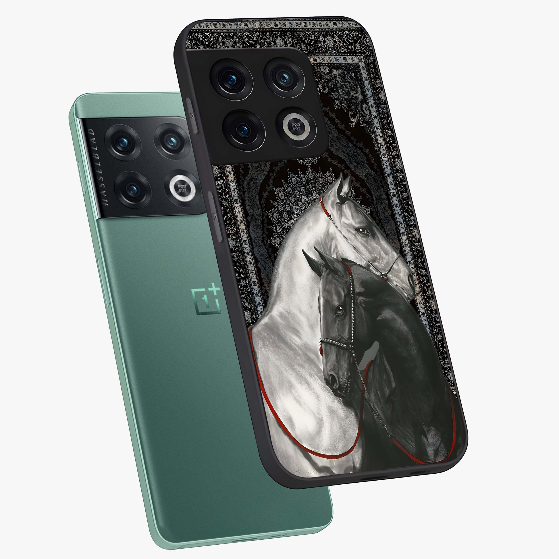 Majestic Ride Legacy Glass Case displayed in angled mockup highlighting sleek vehicle design with bold racing aesthetic.