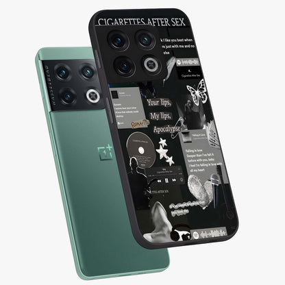 Midnight Love Echo Glass Case displayed in angled mockup highlighting elegant love inspired design with deep aesthetic style.