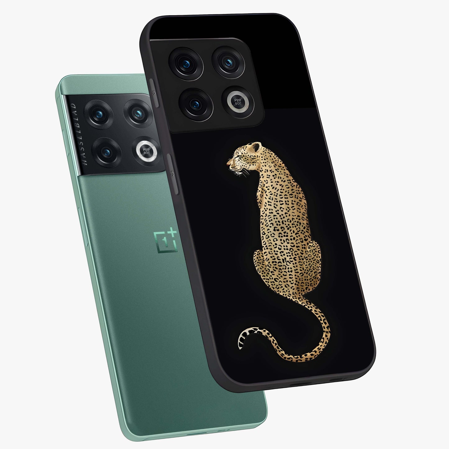 Regal Leopard Glass Case displayed in angled mockup highlighting powerful animal illustration with stylish wild aesthetic.