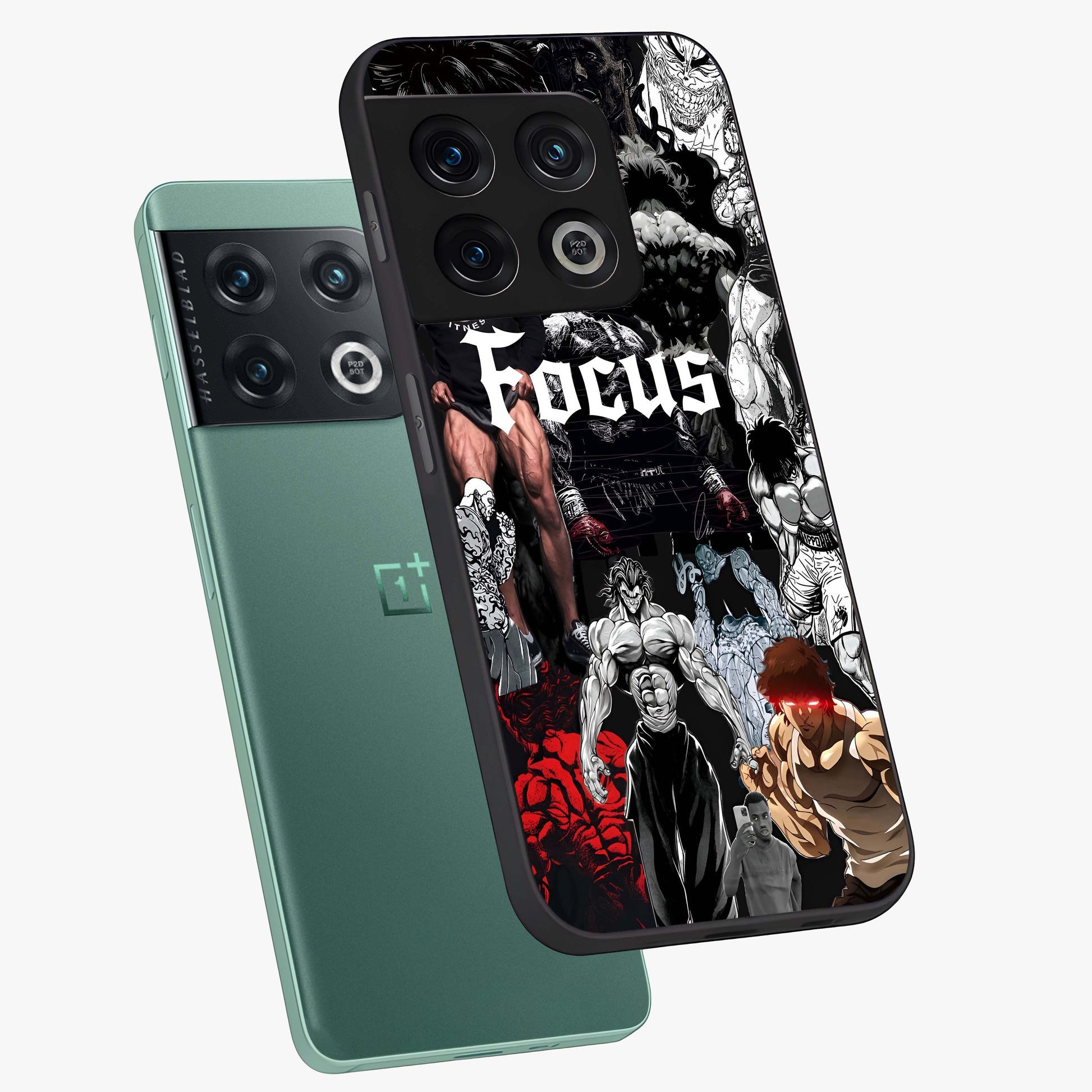 Relentless Power Focus Glass Case displayed in angled mockup highlighting bold statement design with modern aesthetic style.