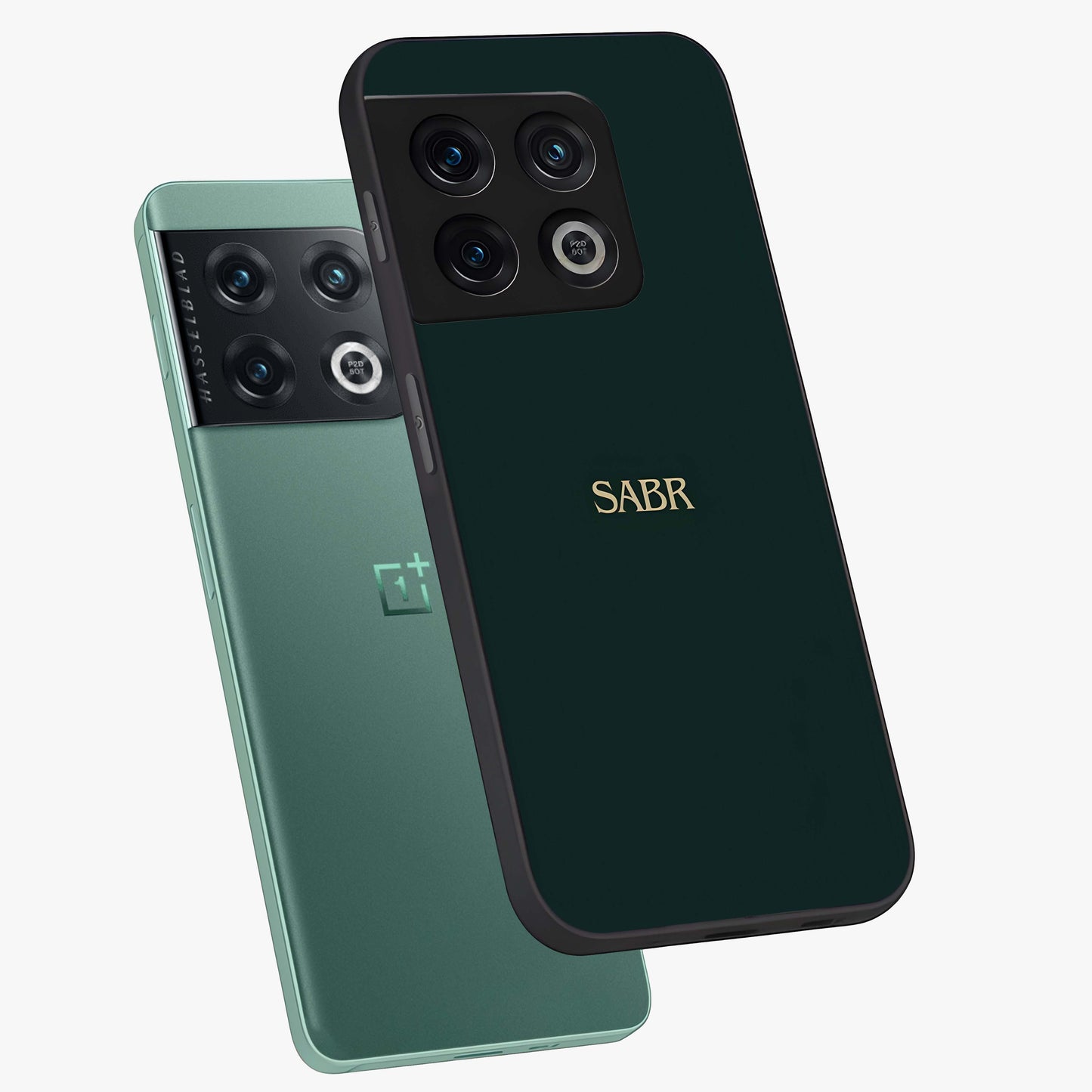 Sabr Minimal Patience Glass Case displayed in angled mockup highlighting simple inspirational design with clean aesthetic style.
