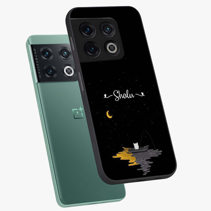 Silent Night Row Glass Case displayed in angled mockup highlighting peaceful evening design with dreamy night aesthetic.