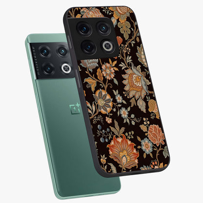 Vintage Floral Dream Glass Case displayed in angled mockup highlighting elegant vintage flower design with soft aesthetic style.