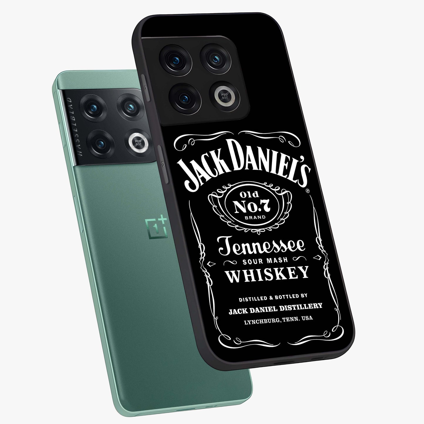 Vintage Whiskey Heritage Glass Case displayed in angled mockup highlighting retro beverage themed design with heritage aesthetic.