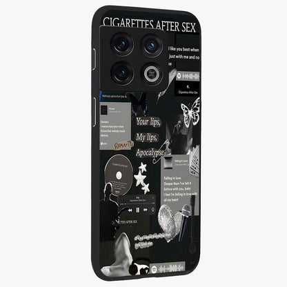 Midnight Love Echo Glass Case upright view showcasing expressive romantic artwork with dreamy midnight theme.