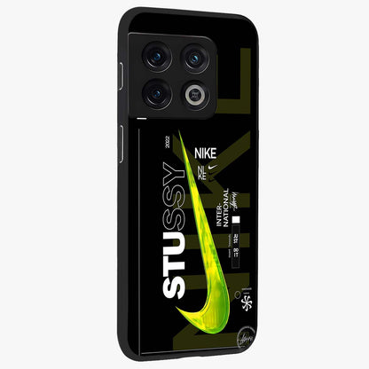 Neon Street Edition Glass Case upright view showcasing colorful neon artwork with modern street culture theme.