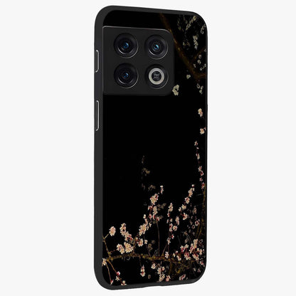 Petal Moon Light With Custom Name Glass Case upright view showcasing elegant floral moon artwork with personalized aesthetic.