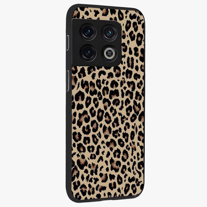 Savage Chic Pattern Glass Case upright view showcasing trendy decorative artwork with edgy fashion theme.