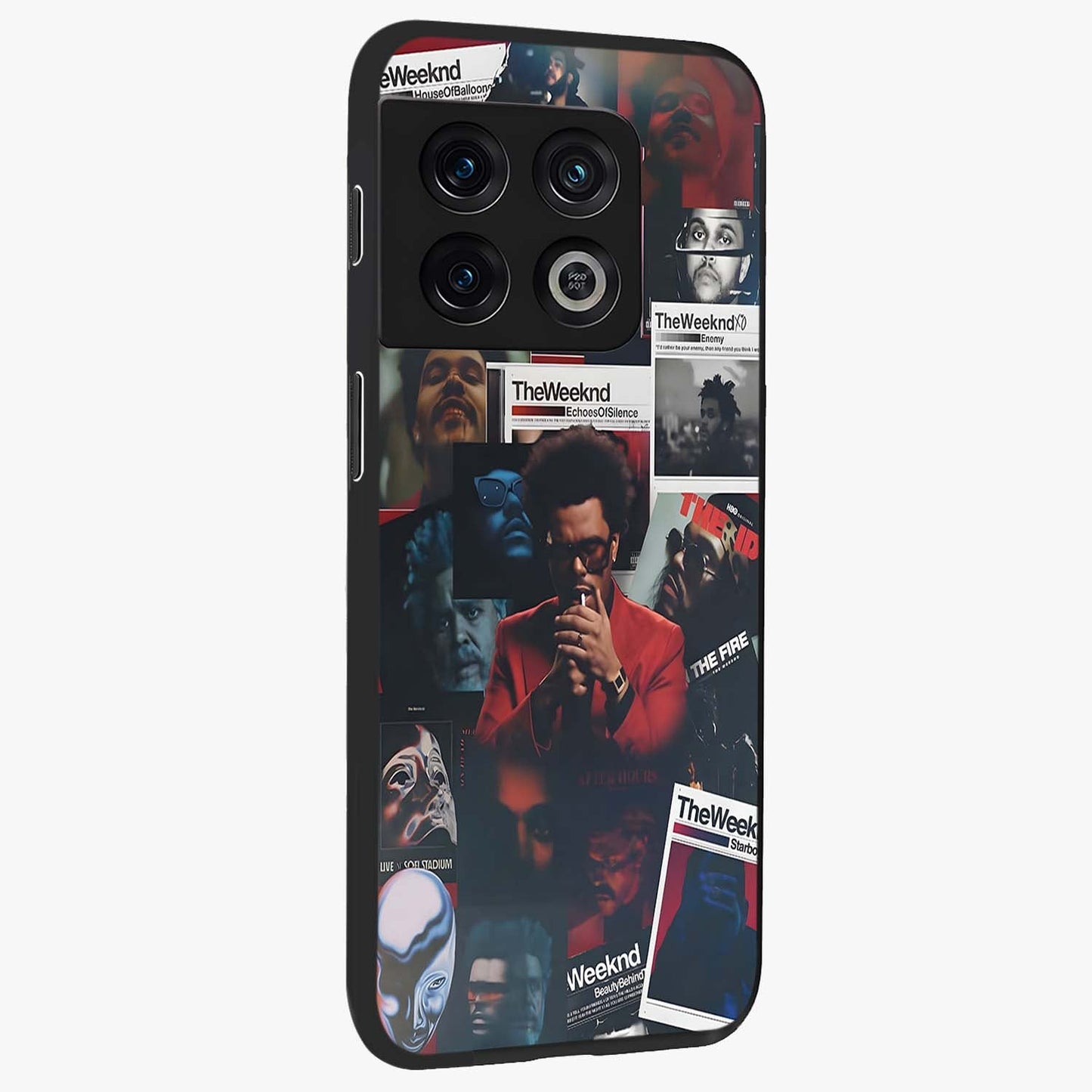 The Weeknd Glass Case upright view showcasing bold music themed artwork with contemporary artistic style.