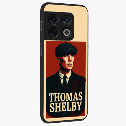 Vintage Mafia Authority Glass Case upright view showcasing dramatic vintage artwork with iconic authority theme.