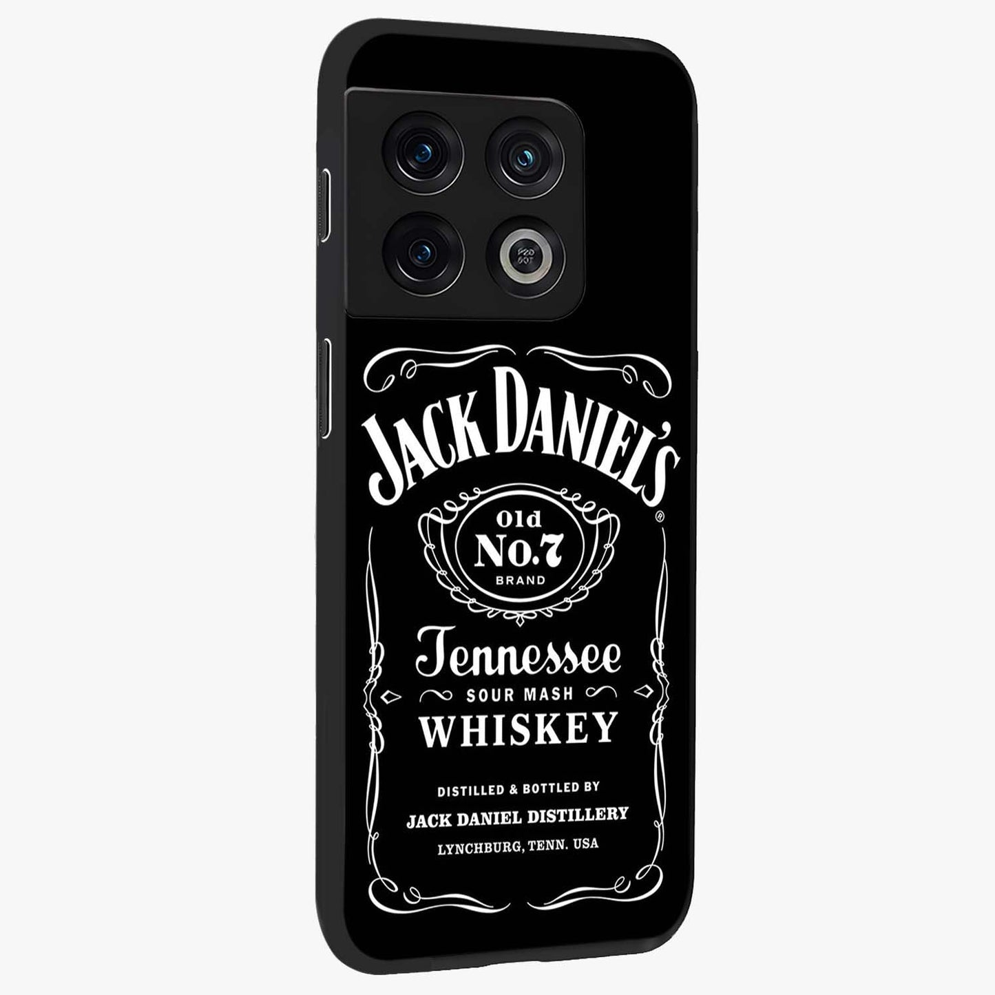 Vintage Whiskey Heritage Glass Case upright view showcasing stylish vintage whiskey artwork with timeless bar culture theme.