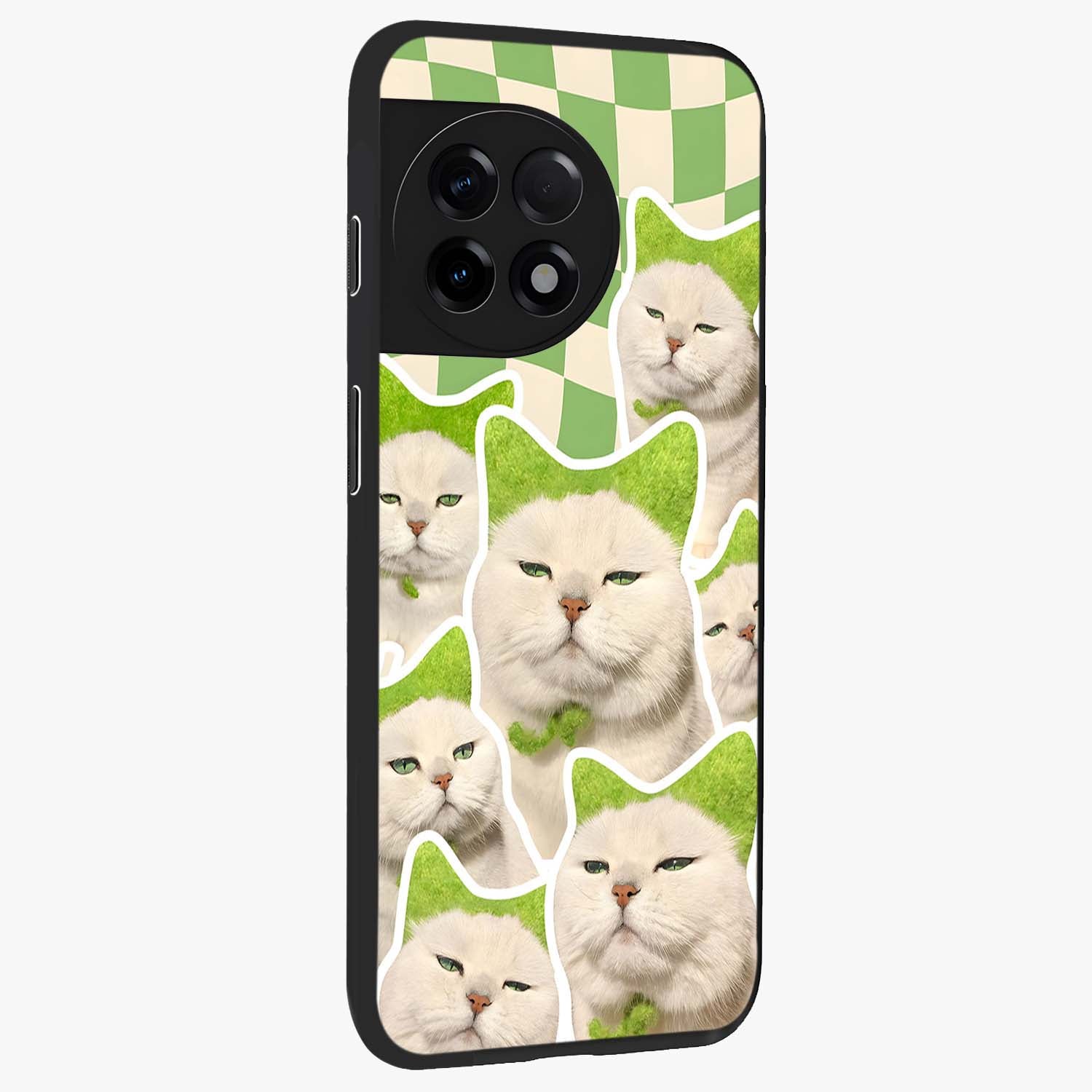 Cats Ethereal Bloom Glass Case for 1+11R side perspective highlighting delicate bloom details and smooth edges