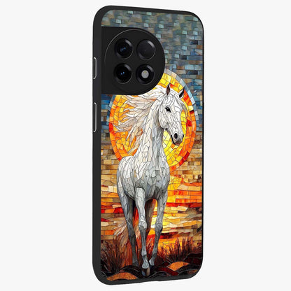 Elected Horse Glass Case for 1+11R side perspective highlighting strong textures and sleek premium build