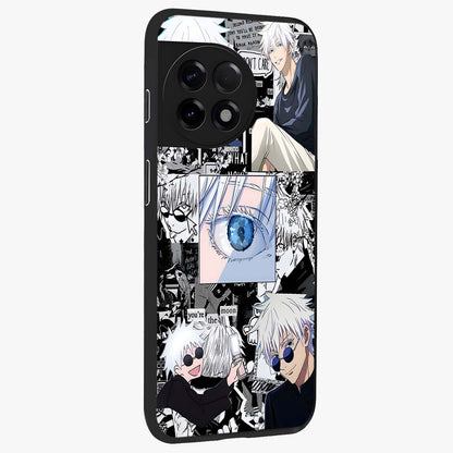 Infinity Sorcerer Chaos Glass Case for 1+11R displayed upright for dramatic fantasy visibility and premium finish.
