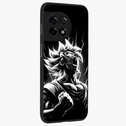 Limitless Power Unleashed Glass Case for 1+11R side perspective highlighting strong textures and sleek premium build
