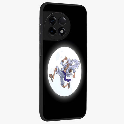 Moonlit Freedom Dance Glass Case for 1+11R side perspective highlighting dynamic detailing and premium edge finish