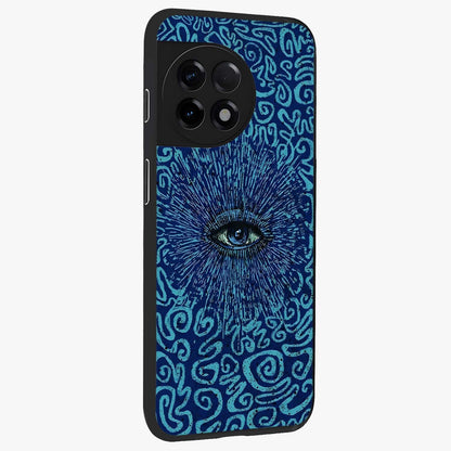 Mystic Inner Eye Glass Case for 1+11R side perspective highlighting bold detailing and smooth edges