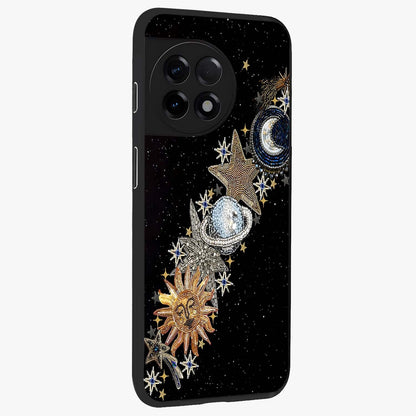 Pearls Universe Object Glass Case for 1+11R side perspective highlighting refined textures and sleek premium build