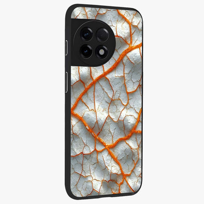 Snarl Zone Buzz Glass Case for 1+11R side perspective highlighting sharp textures and sleek premium build
