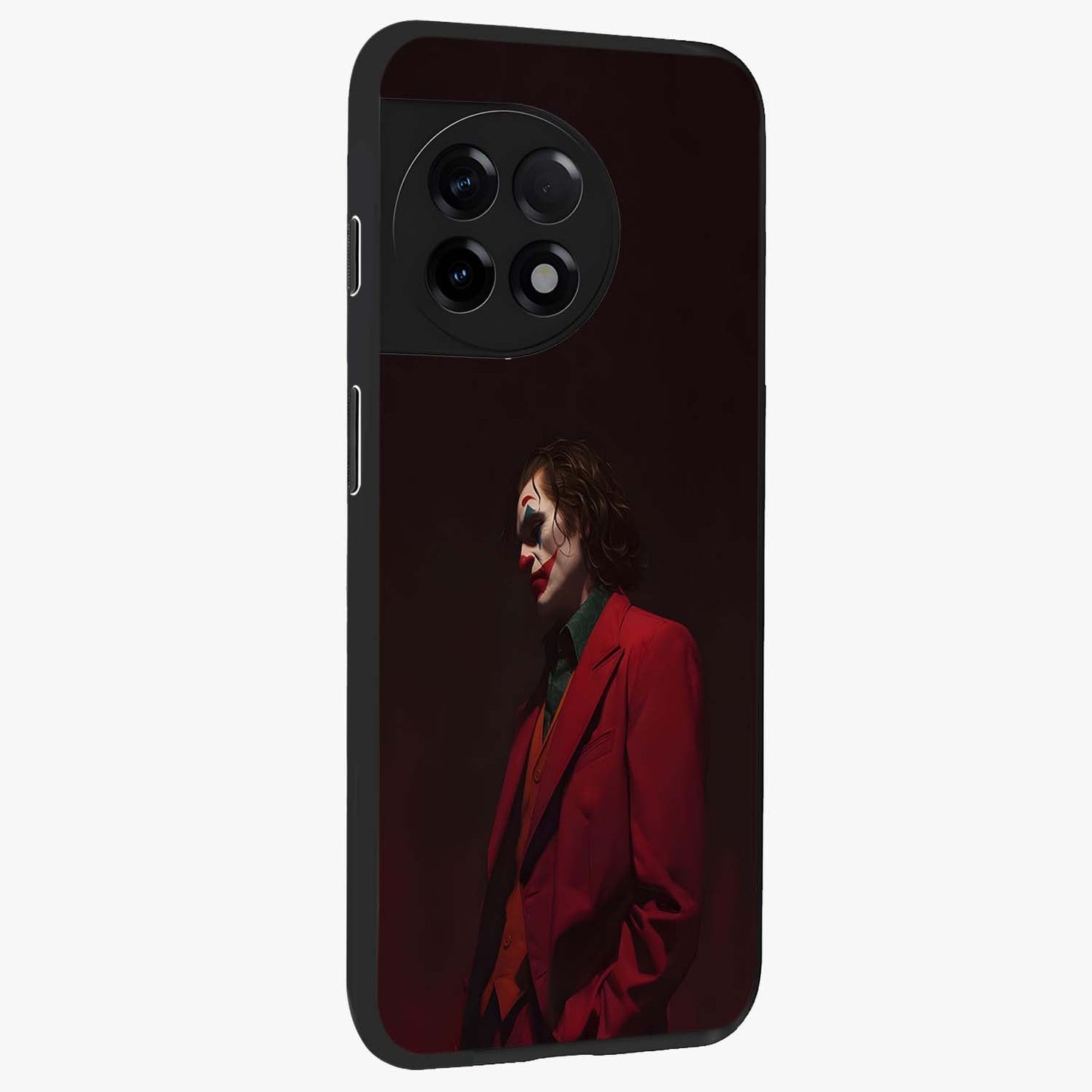 Tragic Chaos King Glass Case for 1+11R side perspective highlighting strong textures and sleek premium build