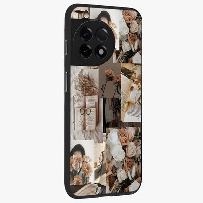 Vintage Bloom Story Glass Case for 1+11R side perspective highlighting delicate bloom textures and smooth build