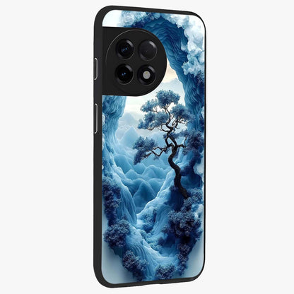 Winter Gate View Glass Case for 1+11R side perspective highlighting calm scenic textures and premium edges