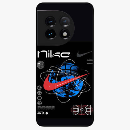 Gravity Sports Fusion Glass Case for 1+11 dynamic front view featuring bold sports inspired fusion artwork