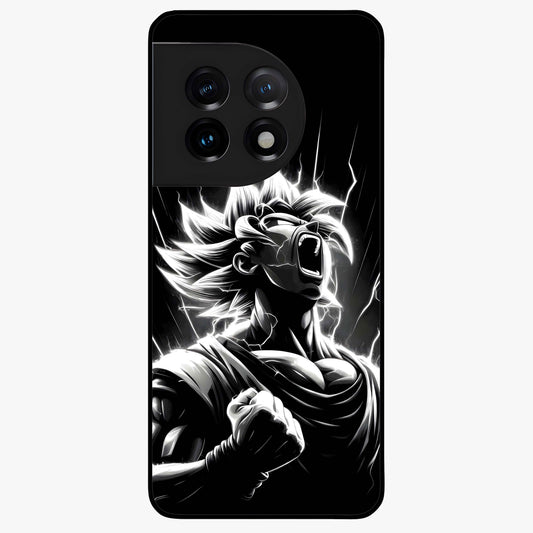 Limitless Power Unleashed Glass Case for 1+11 intense front view featuring bold high energy artwork