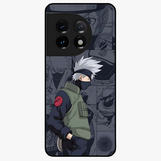 Silent Tactical Master Glass Case for 1+11 powerful front view featuring stealth tactical inspired artwork