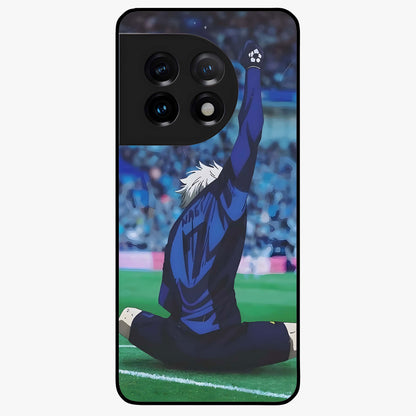 Victory Silence Anthem Glass Case for 1+11 bold front view featuring powerful motivational themed artwork