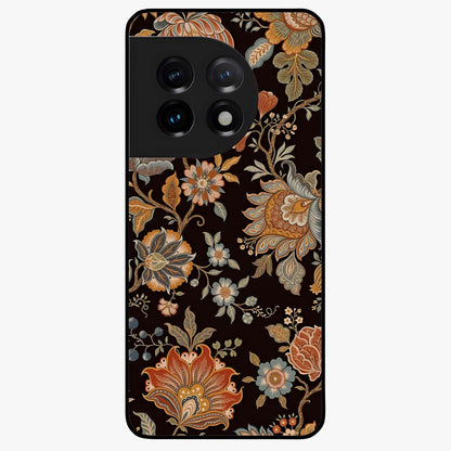 Vintage Floral Dream Glass Case for 1+11 dreamy front view featuring soft vintage inspired floral artwork